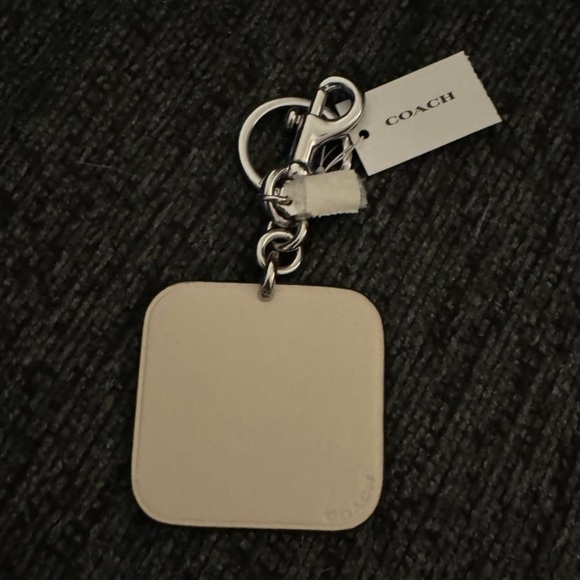 Coach Cosmic Collection Rocket Bag Charm in Silver/Multi Smooth Leather NWT - Picture 6 of 13